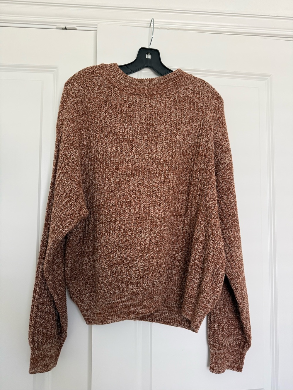 Universal Thread Marled Rust Crewneck Sweater - Picture 4 of 4